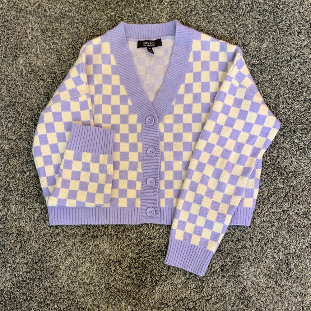 Witty Fox Women's Light Purple Sweater